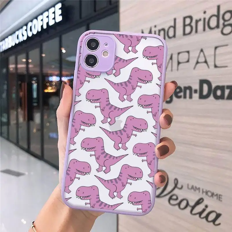 Cute cartoon Little dinosaur animal Phone Cases matte transparent For iphone 7 8 11 12 plus mini x xs xr pro max cover
Cute cartoon Little dinosaur animal Phone Cases matte transparent For iphone 7 8 11 12 plus mini x xs xr pro max cover