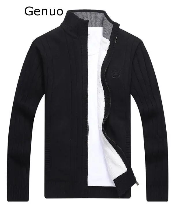 Genuo New Clothing Cardigan Men Warm Thick Men's Sweater Autumn/Winter Men Jacket Coat Stand Zipper Collar Casual Male Coat
Genuo New Clothing Cardigan Men Warm Thick Men's Sweater Autumn/Winter Men Jacket Coat Stand Zipper Collar Casual Male Coat