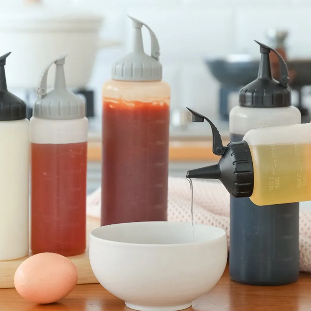 Plastic Sauce Oil Bottle Spray Oil Dispenser Kitchen Set Vinegar Bottle Condiment Seasoning Sealed Kitchen Storage Bottles Jars
Plastic Sauce Oil Bottle Spray Oil Dispenser Kitchen Set Vinegar Bottle Condiment Seasoning Sealed Kitchen Storage Bottles Jars