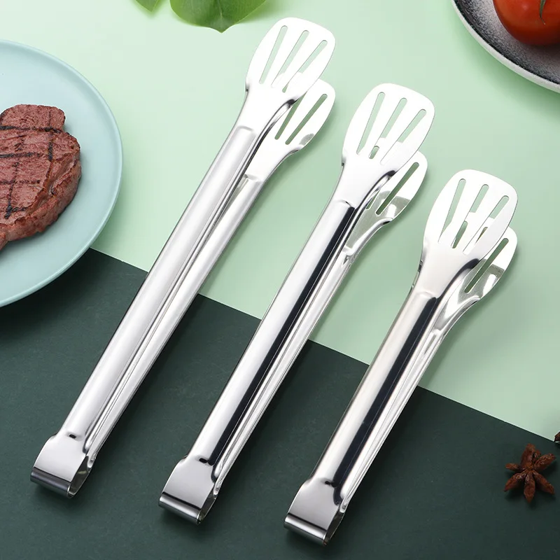 New Stainless Steel Food Tongs Barbecue Meat Salad Heat Bread Cooking Food Clip Cooking Utensils Home Kitchen Accessories
New Stainless Steel Food Tongs Barbecue Meat Salad Heat Bread Cooking Food Clip Cooking Utensils Home Kitchen Accessories