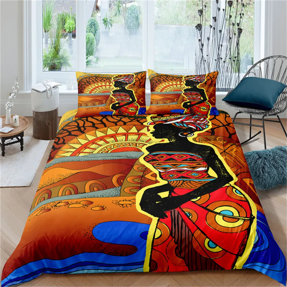 3D African Woman 2/3Pcs Duvet Cover Bedding Set Bedroom Comforter Set Quilt Cover With Pillowcase Bedding Set King Size
3D African Woman 2/3Pcs Duvet Cover Bedding Set Bedroom Comforter Set Quilt Cover With Pillowcase Bedding Set King Size