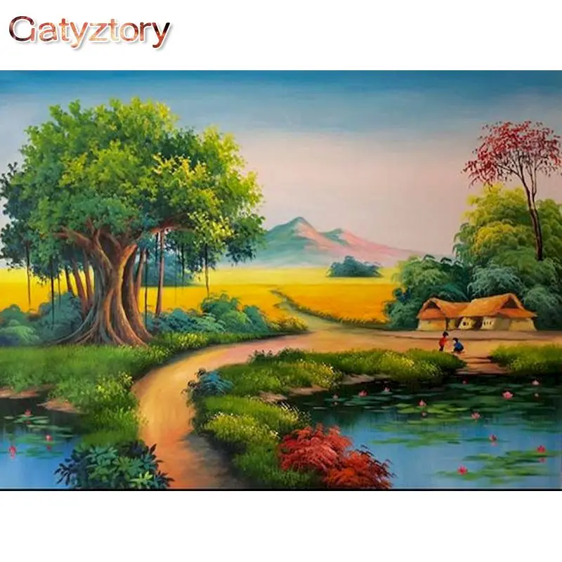 GATYZTORY 60x75cm Frame Painting By Numbers Kits Scenery Paint On Canvas For Home Decors Artcraft Wall Art Picture
GATYZTORY 60x75cm Frame Painting By Numbers Kits Scenery Paint On Canvas For Home Decors Artcraft Wall Art Picture