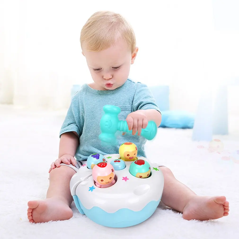 Multifunctional early education puzzle electric hamster baby toy Sound and light fruit cake knocking music game machine
Multifunctional early education puzzle electric hamster baby toy Sound and light fruit cake knocking music game machine