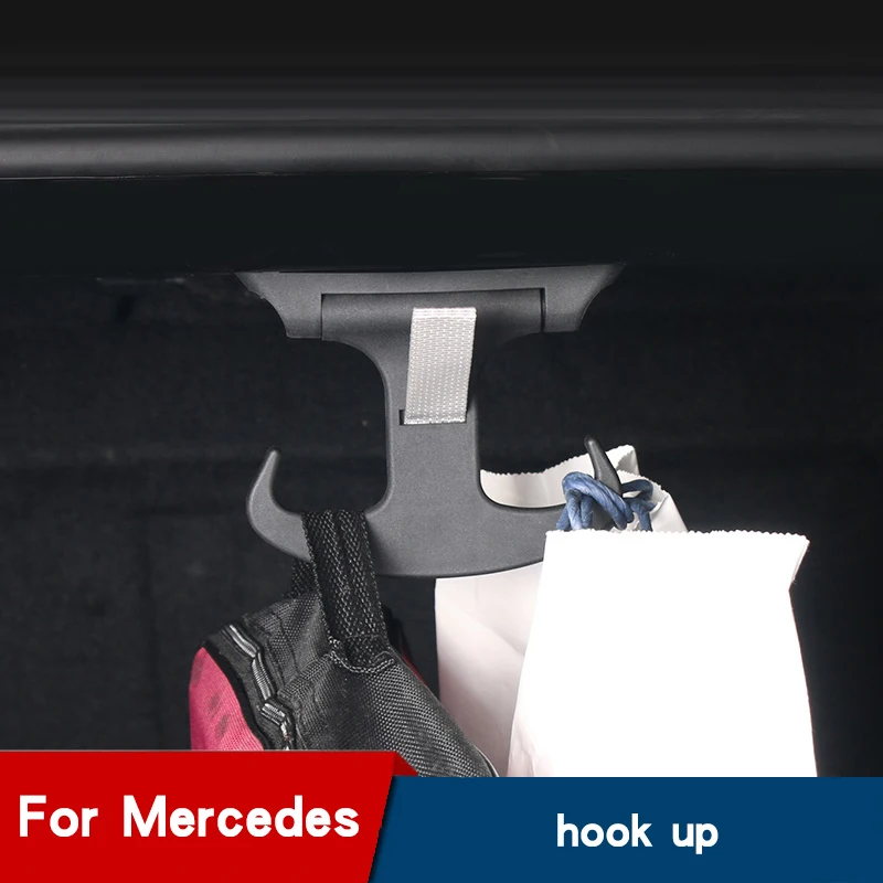 Фото Автомобильный крюк для багажника Mercedes Benz C205 COUPE cla w117 w213 e class C238 крючок хранения