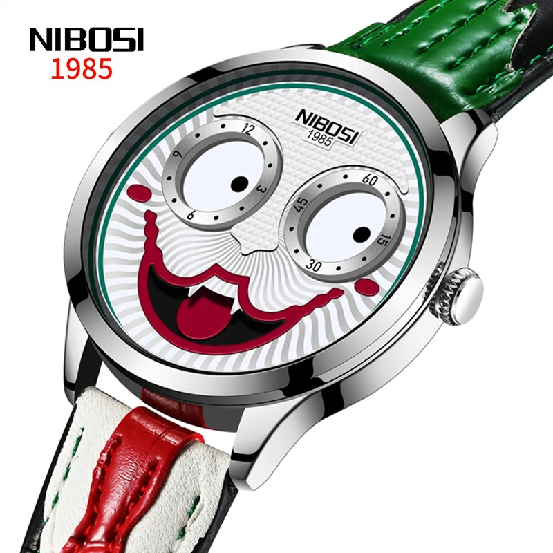 NIBOSI Clown Watch For Men Warterproof Sports Mens Watch Top Brand Luxury Clock Male Business Quartz Wristwatch Relogio Masculin
NIBOSI Clown Watch For Men Warterproof Sports Mens Watch Top Brand Luxury Clock Male Business Quartz Wristwatch Relogio Masculin