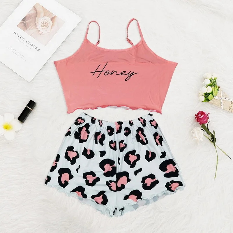 Women's Sleepwear Cute Cartoon Print Short Set Pajamas for Women Pajama Set Sweet Short Sleeve V-Neck & Shorts Summer Pijama
Women's Sleepwear Cute Cartoon Print Short Set Pajamas for Women Pajama Set Sweet Short Sleeve V-Neck & Shorts Summer Pijama