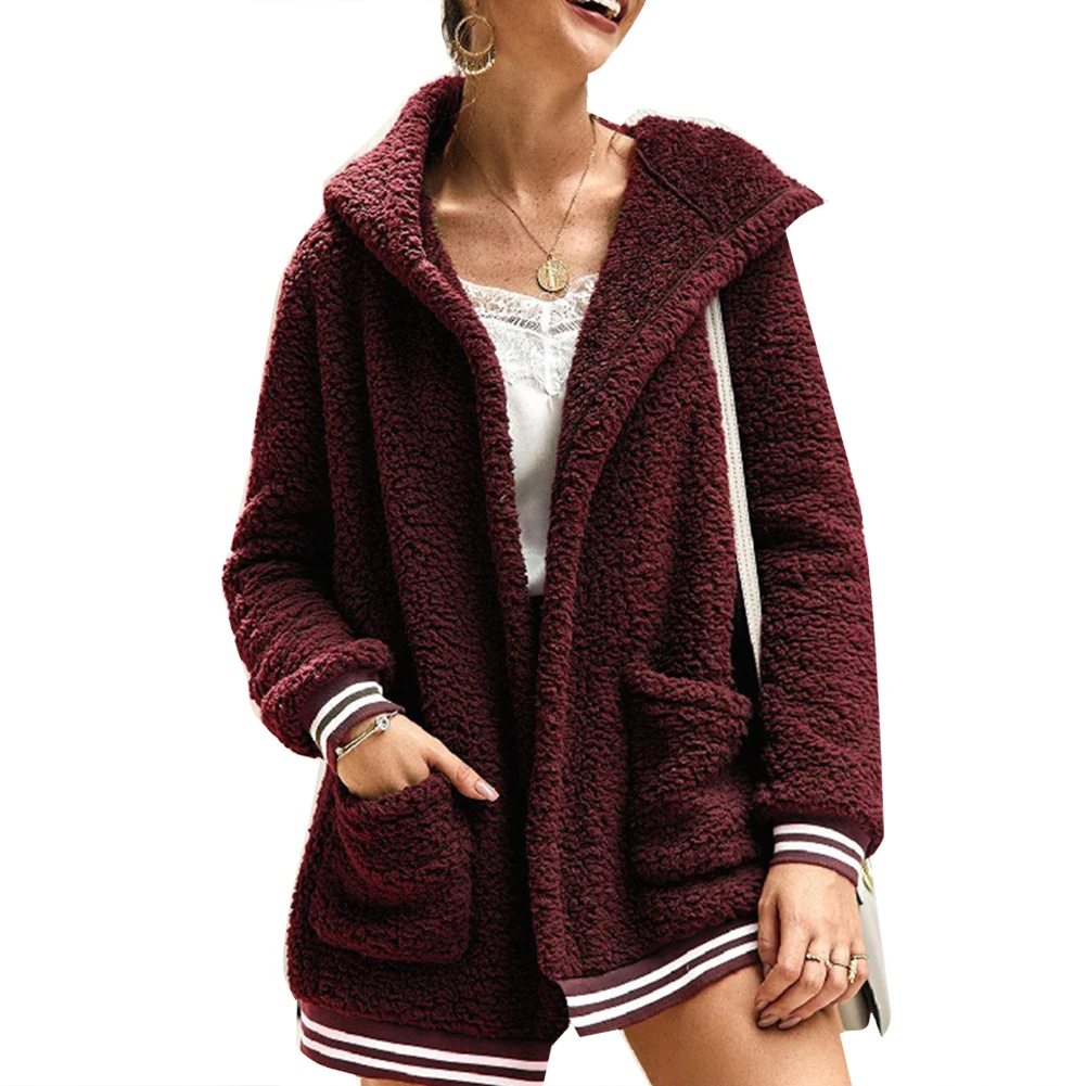 new Jacket Elegant pink shaggy women wool coat streetwear Autumn winter warm plush teddy coat Female plus size overcoat party
new Jacket Elegant pink shaggy women wool coat streetwear Autumn winter warm plush teddy coat Female plus size overcoat party