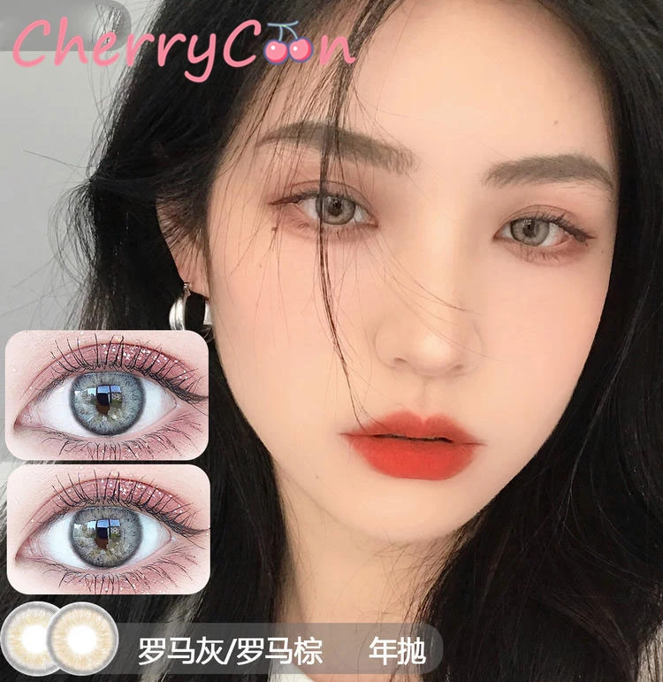 CherryCon Rome gray crazy small Contact Lenses Yearly Colored Soft for Eyes Contact Lens Myopia Prescription degree 2pcs/Pair
CherryCon Rome gray crazy small Contact Lenses Yearly Colored Soft for Eyes Contact Lens Myopia Prescription degree 2pcs/Pair