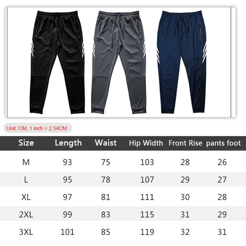 Men's Joggers Breathable Pants Fitness Men Sportswear Tracksuit Bottoms Skinny Sweatpants Trousers Gyms Casual Elastic Pants
Men's Joggers Breathable Pants Fitness Men Sportswear Tracksuit Bottoms Skinny Sweatpants Trousers Gyms Casual Elastic Pants