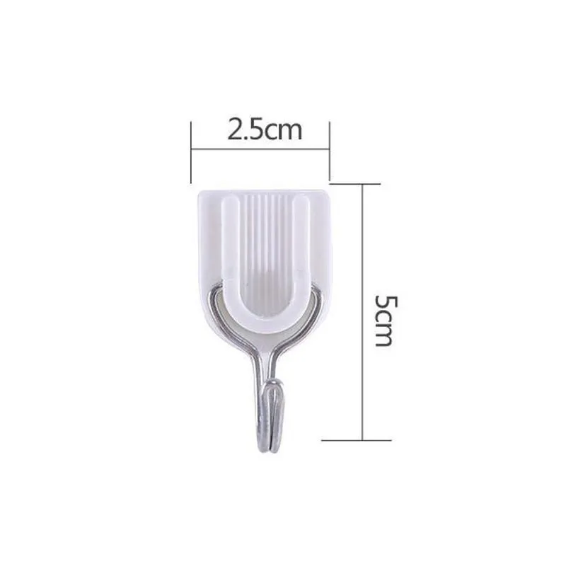 White Strong Plastic Hook 6pcs Self-adhesive Hook Wall-mounted Suction Behind Door Hanger Hook Cup The Seamless N4L9
White Strong Plastic Hook 6pcs Self-adhesive Hook Wall-mounted Suction Behind Door Hanger Hook Cup The Seamless N4L9