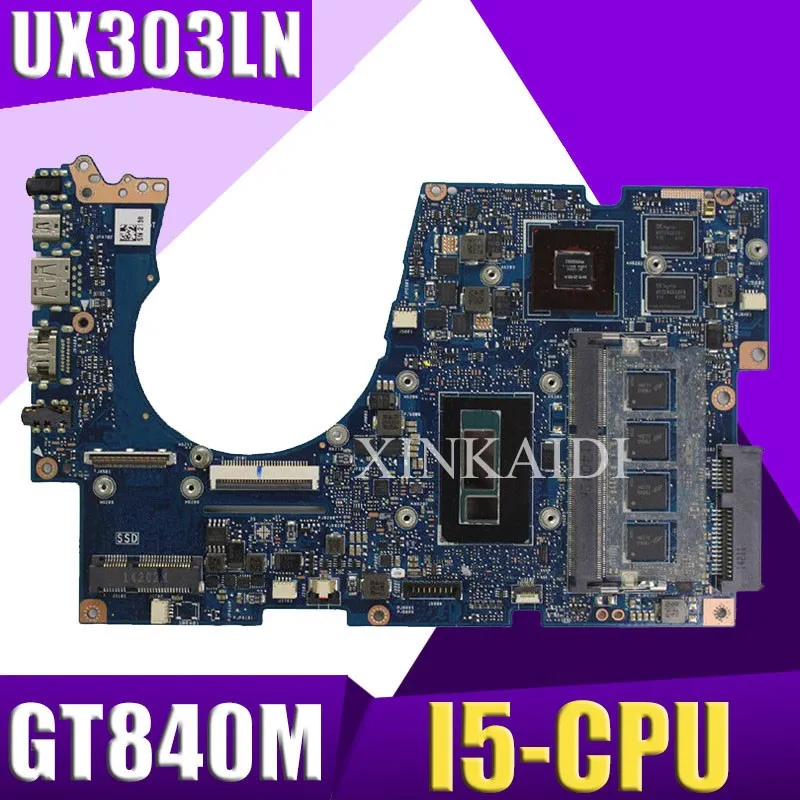 Материнская плата XinKaidi UX303LN для ноутбука ASUS UX303LN UX303LB UX303L UX303, протестированная оригинальная материнская плата 4G ОЗУ
Материнская плата XinKaidi UX303LN для ноутбука ASUS UX303LN UX303LB UX303L UX303, протестированная оригинальная материнская плата 4G ОЗУ