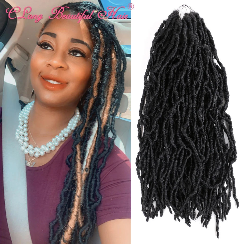 CLong Nu Locs Crochet Hair 36 24 18 Inches Faux Locs Extension Synthetic Soft Goddess Braiding Dreadlocks Hair For Black Women
CLong Nu Locs Crochet Hair 36 24 18 Inches Faux Locs Extension Synthetic Soft Goddess Braiding Dreadlocks Hair For Black Women