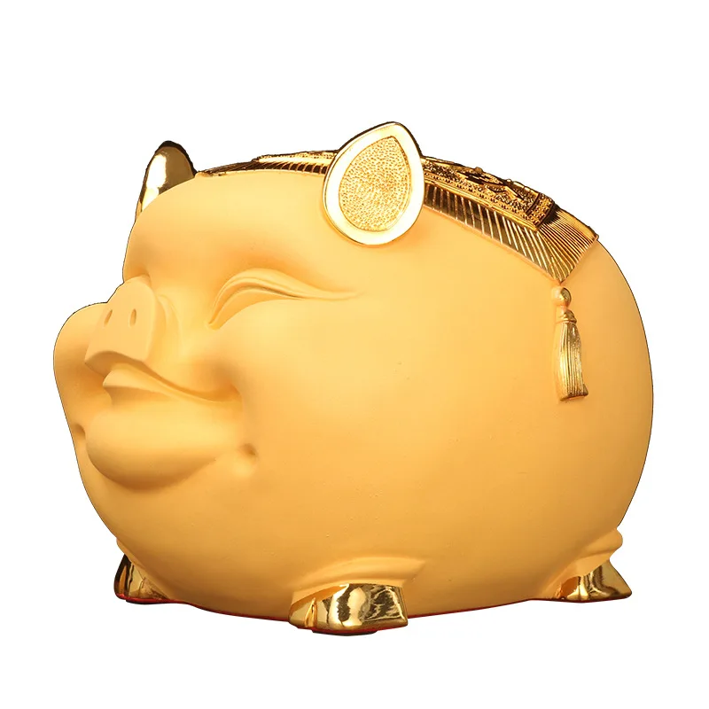 Golden Pig Ornaments Children's Adult Piggy Bank Resin Crafts Home Decorations Opening Wedding Birthday Gifts Room Decor
Golden Pig Ornaments Children's Adult Piggy Bank Resin Crafts Home Decorations Opening Wedding Birthday Gifts Room Decor