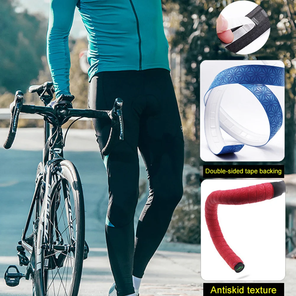 2Pcs Bike Handlebar Tape Adhesive Back Non-Slip Handlebar Wraps with Bar End Plug, 2150*30 mm
2Pcs Bike Handlebar Tape Adhesive Back Non-Slip Handlebar Wraps with Bar End Plug, 2150*30 mm