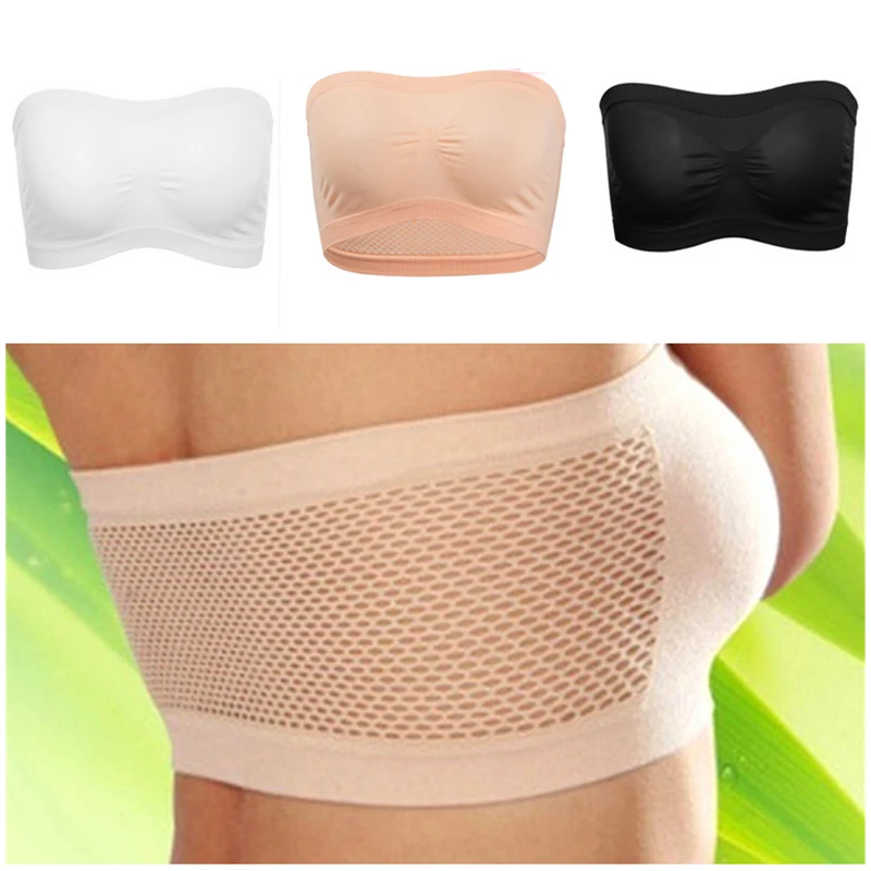 Invisible Bandeau for Women Girls Strapless Bra with Hollow Back Wireless Seamless Padded Bralette All-Match One Size H9
Invisible Bandeau for Women Girls Strapless Bra with Hollow Back Wireless Seamless Padded Bralette All-Match One Size H9