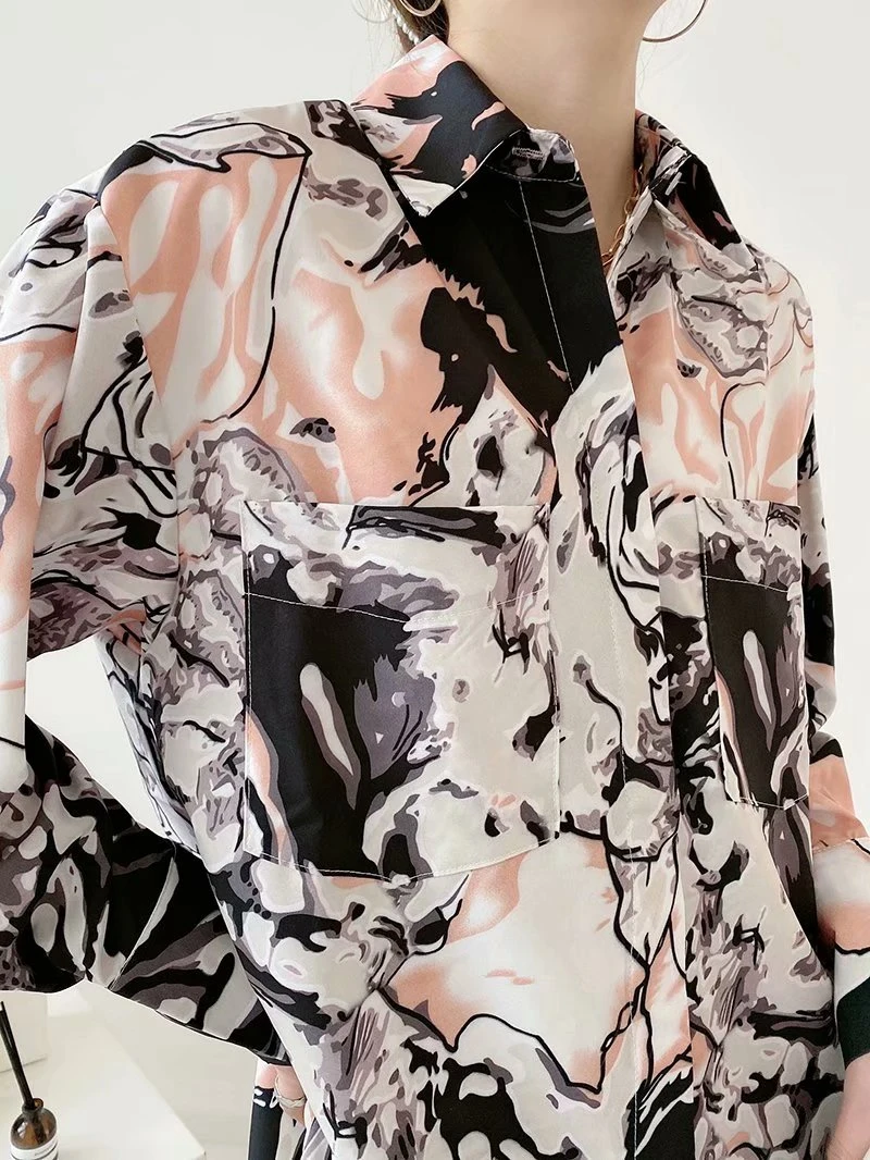 OLOMM Casual Long-Sleeve Shirt Turn-Down Collar Top Women 2021 Spring Fashion All-Match Streetwear Floral Print Blouse Female
OLOMM Casual Long-Sleeve Shirt Turn-Down Collar Top Women 2021 Spring Fashion All-Match Streetwear Floral Print Blouse Female