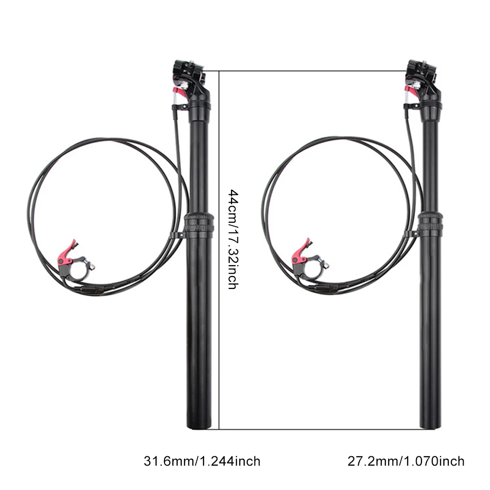 27.2 31.6mm Wire-controlled Lifting Seat Posts Bike Seat Posts Black for MTB Road Bike Mountain Bike Fixed Bike
27.2 31.6mm Wire-controlled Lifting Seat Posts Bike Seat Posts Black for MTB Road Bike Mountain Bike Fixed Bike