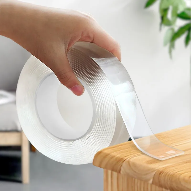 2Pcs 1mx1cmx2mm Width Nano Tape Double Sided Tape Reusable Waterproof Adhesive Tape For Home Decoration Accessories
2Pcs 1mx1cmx2mm Width Nano Tape Double Sided Tape Reusable Waterproof Adhesive Tape For Home Decoration Accessories