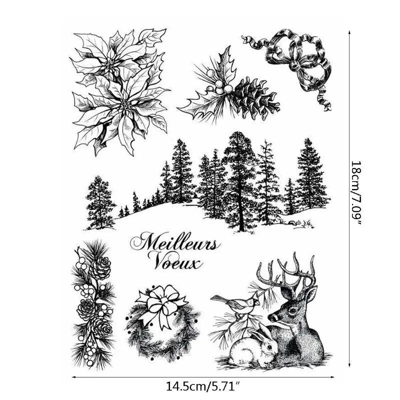 C5AD Woods Deer Silicone Clear Seal Stamp DIY Scrapbook Embossing Photo Album Decor
C5AD Woods Deer Silicone Clear Seal Stamp DIY Scrapbook Embossing Photo Album Decor