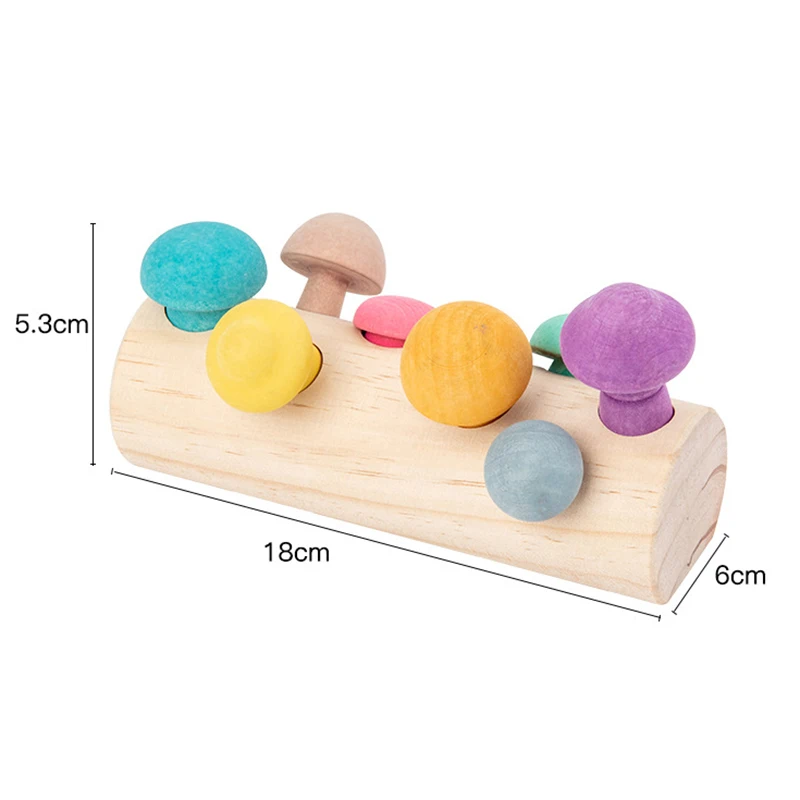 Children's educational mushroom picking toy color size early education cognitive finger fine movement spell insertion toy
Children's educational mushroom picking toy color size early education cognitive finger fine movement spell insertion toy