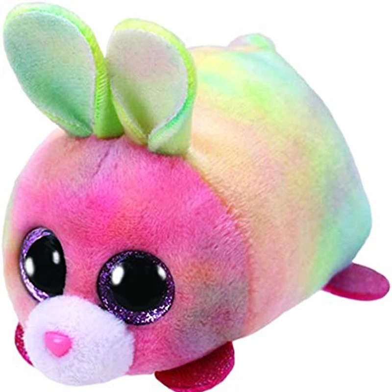 Ty Rainbow Bunny Плюшевые игрушки животные 4 дюйма|Мягкие животные| |