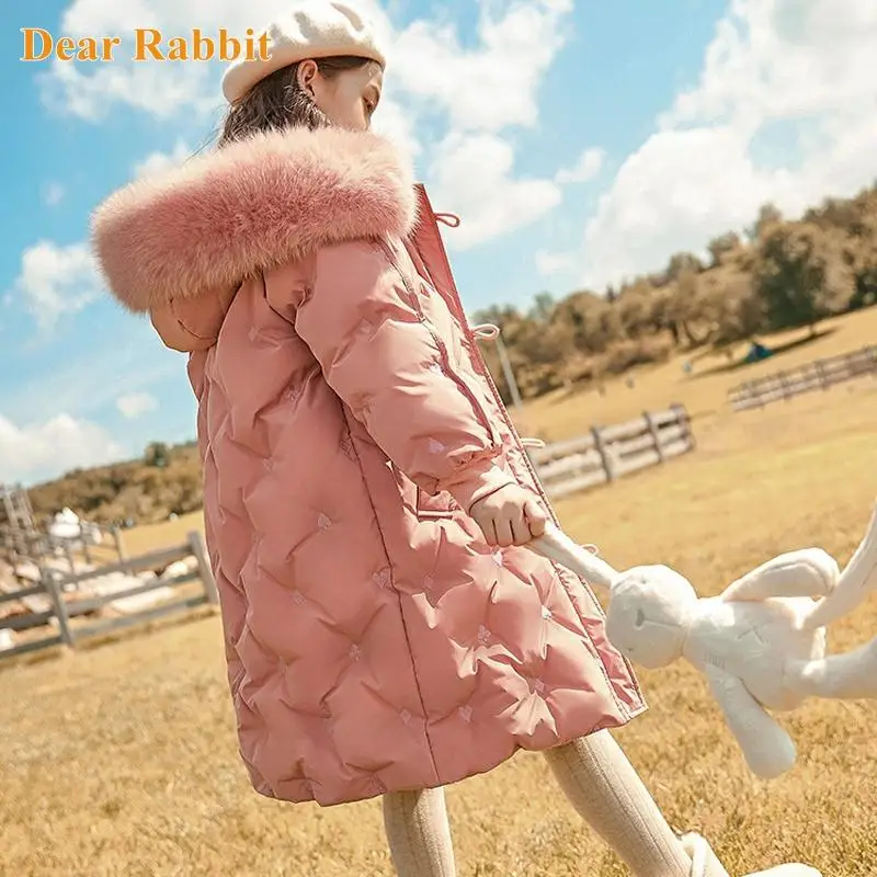 New Children's Winter Down Cotton Jacket Thick Kids Clothing Girl clothes Mid-length Hooded faux Fur Collar Parka Coat snowsuit
New Children's Winter Down Cotton Jacket Thick Kids Clothing Girl clothes Mid-length Hooded faux Fur Collar Parka Coat snowsuit