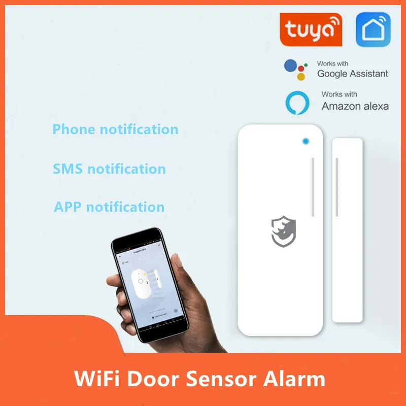 Tuya WiFi Door Sensor Door Open Close Detector Window Enter Alarm phone Message APP Push Notification For Home Security
Tuya WiFi Door Sensor Door Open Close Detector Window Enter Alarm phone Message APP Push Notification For Home Security
