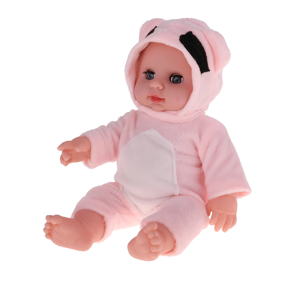 12inch Soft Vinyl Reborn Newborn Baby Doll Early Learning Center in Pink Frog Jumpsuit
12inch Soft Vinyl Reborn Newborn Baby Doll Early Learning Center in Pink Frog Jumpsuit