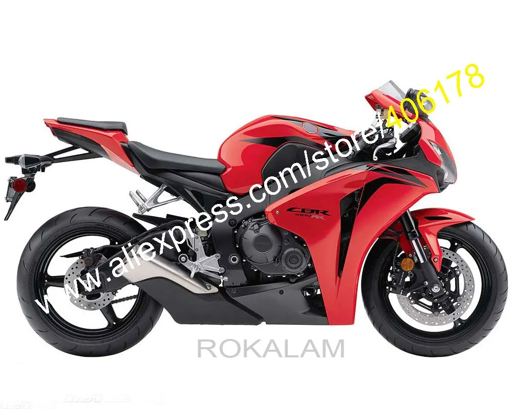 Мотоцикл для Honda CBR1000RR 08 09 10 11 CBR 1000RR 2008 2009 2010 2011 красный черный комплект