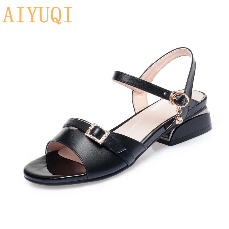AIYUQI Ladies Roman Sandals 2021 Summer New Dress Sandals Women Thick Heel Comfortable Large Size 41 42 43 Sandals Women
AIYUQI Ladies Roman Sandals 2021 Summer New Dress Sandals Women Thick Heel Comfortable Large Size 41 42 43 Sandals Women