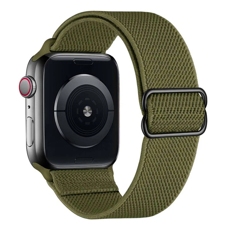 Scrunchie Strap for Apple watch band 44mm 40mm 38mm 42mm Adjustable Elastic Nylon solo Loop bracelet iWatch series 3 4 5 6 se
Scrunchie Strap for Apple watch band 44mm 40mm 38mm 42mm Adjustable Elastic Nylon solo Loop bracelet iWatch series 3 4 5 6 se
