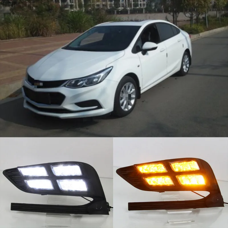 Дневные ходовые огни, противотуманные фары для Chevrolet Cruze 2016 2017 2018, 2 шт., 12 В, дневной сигнал для Chevy
Дневные ходовые огни, противотуманные фары для Chevrolet Cruze 2016 2017 2018, 2 шт., 12 В, дневной сигнал для Chevy