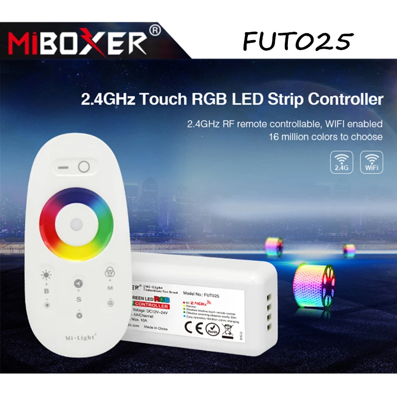 Пульт дистанционного управления Miboxer FUT025 беспроводная Светодиодная лента RGB 2 4