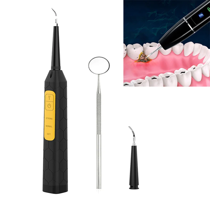 Electric Dental Scaler High Frequency IPX6 Tooth Calculus Stains Remover Cleaner Tooth Whitening Cleaning Tools 
Electric Dental Scaler High Frequency IPX6 Tooth Calculus Stains Remover Cleaner Tooth Whitening Cleaning Tools