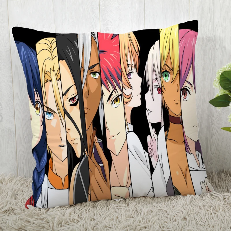 Custom Shokugeki no Soma Pillow Case Polyester Decorative Pillowcases zipper Pillow Case Pillowcase Cover Square 40*40cm
Custom Shokugeki no Soma Pillow Case Polyester Decorative Pillowcases zipper Pillow Case Pillowcase Cover Square 40*40cm