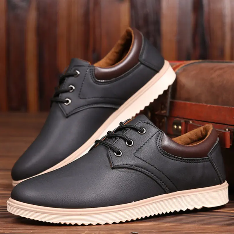 New 2019 Men Casual Shoes PU Leather Spring Autumn Breathable Brand Flat Shoes Men Oxford Lace Up Shoes
New 2019 Men Casual Shoes PU Leather Spring Autumn Breathable Brand Flat Shoes Men Oxford Lace Up Shoes
