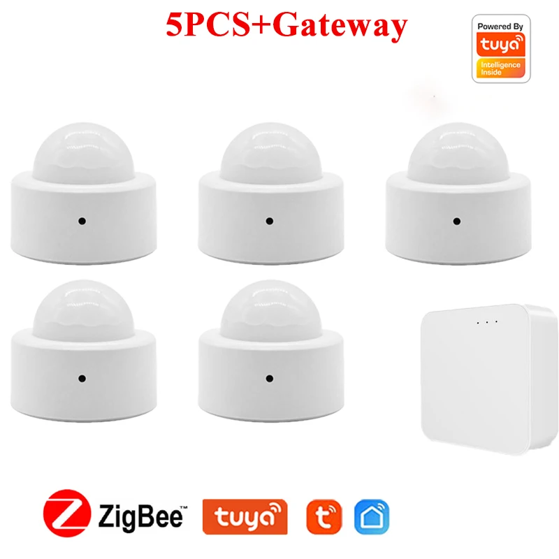 Tuya Zigbee 3.0 Human Body Sensor Wireless Smart Body Movement PIR Motion Sensor Zigbee Use With Gateway Tuya Smart Life App
Tuya Zigbee 3.0 Human Body Sensor Wireless Smart Body Movement PIR Motion Sensor Zigbee Use With Gateway Tuya Smart Life App