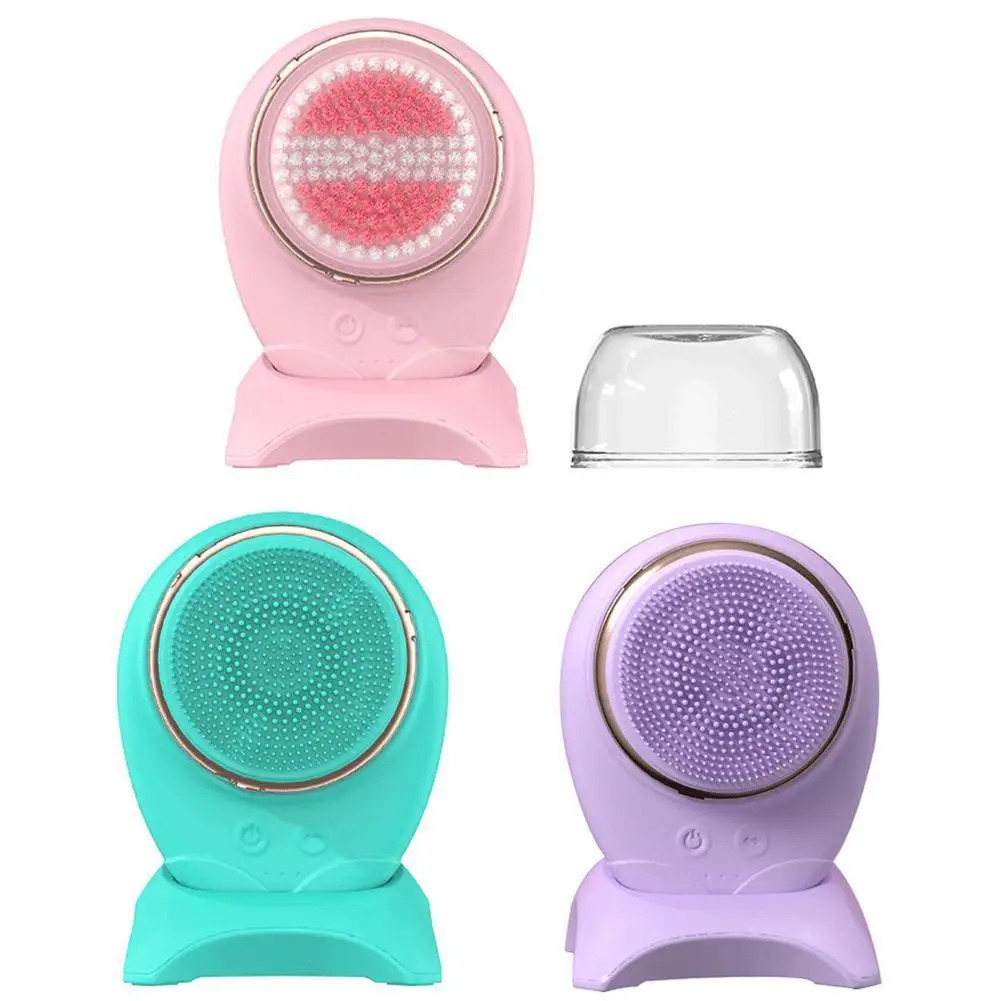 Electric Brush SiliconeUltrasonic Vibration Pore Cleansing Washer Blackhead Cleansing Brush 4 Brush Head Skin Care
Electric Brush SiliconeUltrasonic Vibration Pore Cleansing Washer Blackhead Cleansing Brush 4 Brush Head Skin Care