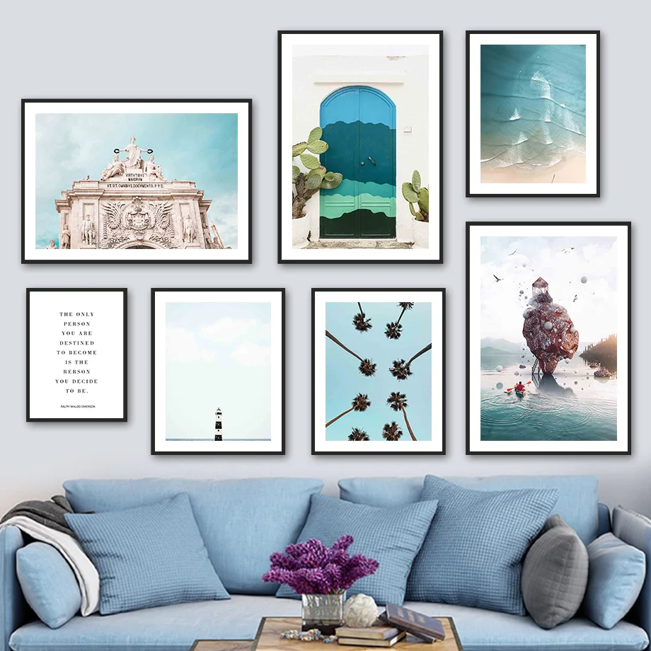 Lisbon Sea Lighthouse Coconut Tree Quote Wall Art Canvas Painting Nordic Posters And Prints Wall Pictures For Living Room Decor
Lisbon Sea Lighthouse Coconut Tree Quote Wall Art Canvas Painting Nordic Posters And Prints Wall Pictures For Living Room Decor