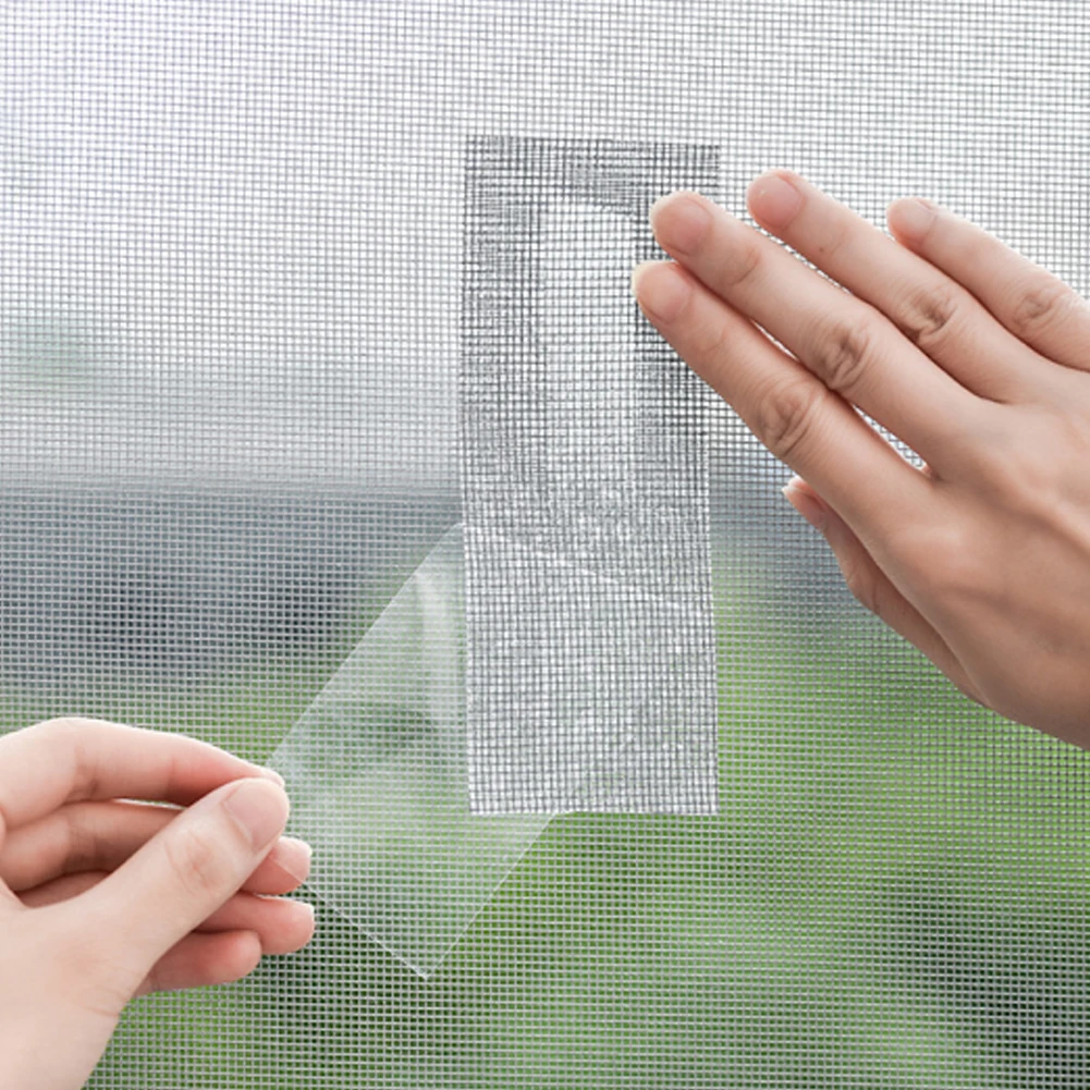 5*200cm Screen Repair Tape 3 Layer Strong Adhesive Mosquito Window Net Repair Patch Fiberglass Covering Tape for Tears Holes
5*200cm Screen Repair Tape 3 Layer Strong Adhesive Mosquito Window Net Repair Patch Fiberglass Covering Tape for Tears Holes