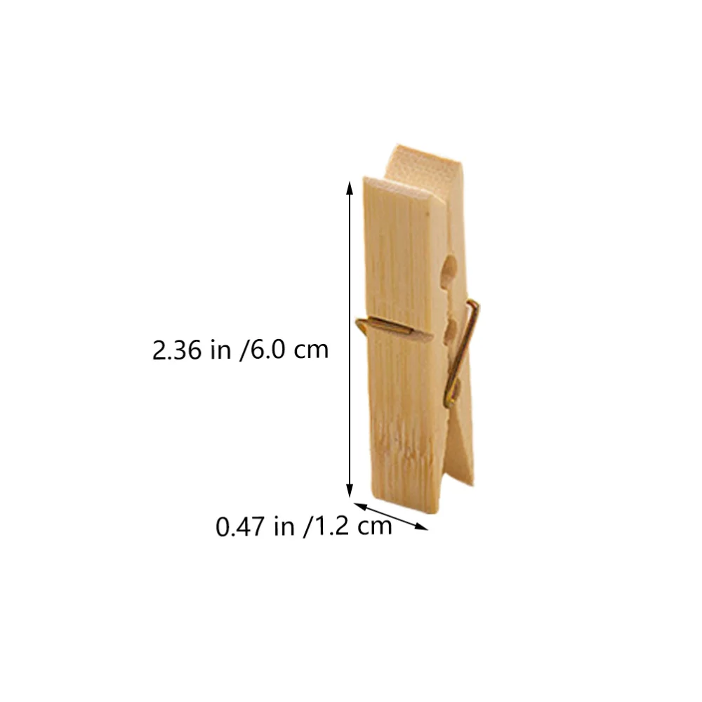 60Pcs Multi Function Windproof Clothes Clips Portable Practical Wood Clamps
60Pcs Multi Function Windproof Clothes Clips Portable Practical Wood Clamps