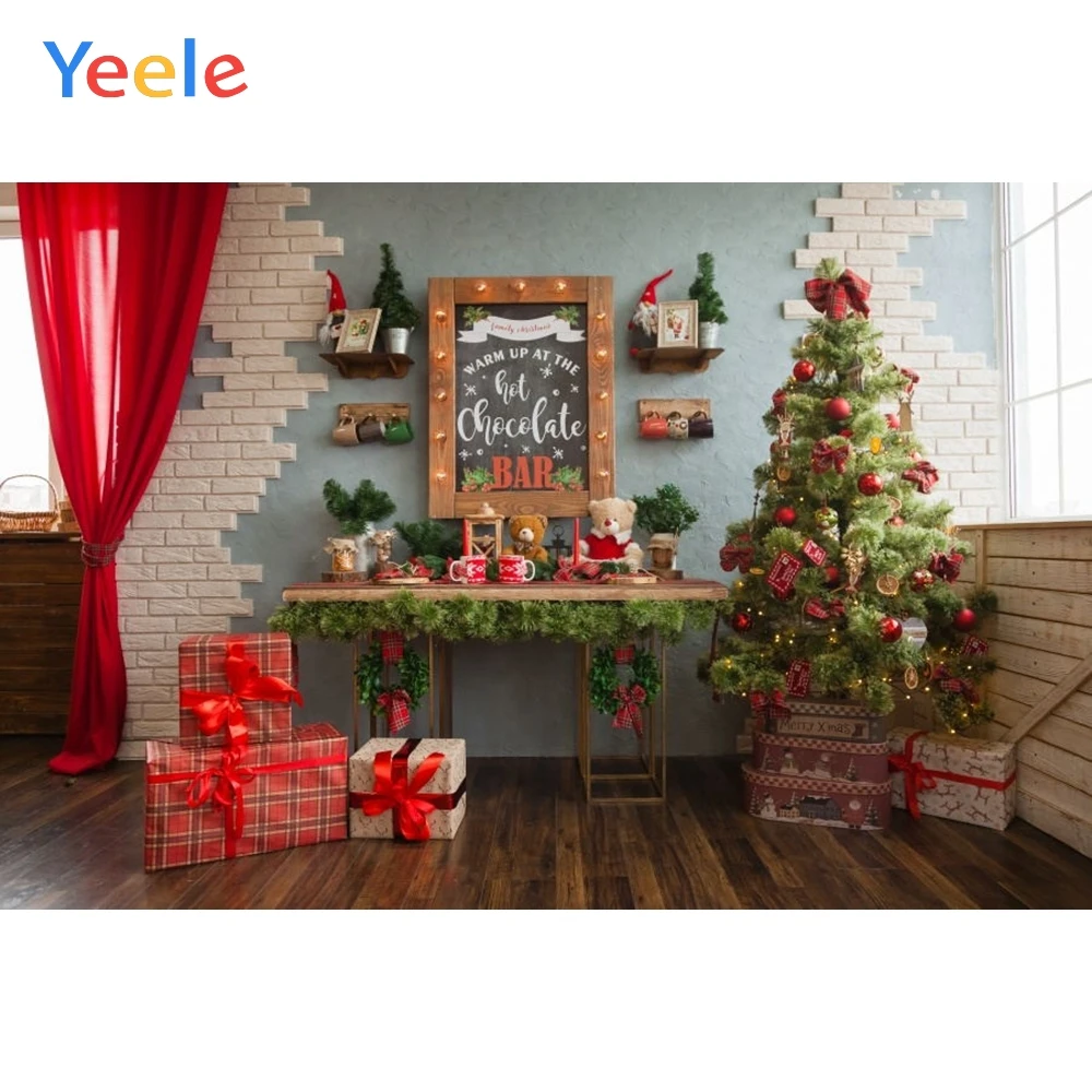 Christmas Tree Window Curtain Brick Wall Gift Backdrop Photography Backdrops Photographic Background For Photo Studio Photophone
Christmas Tree Window Curtain Brick Wall Gift Backdrop Photography Backdrops Photographic Background For Photo Studio Photophone