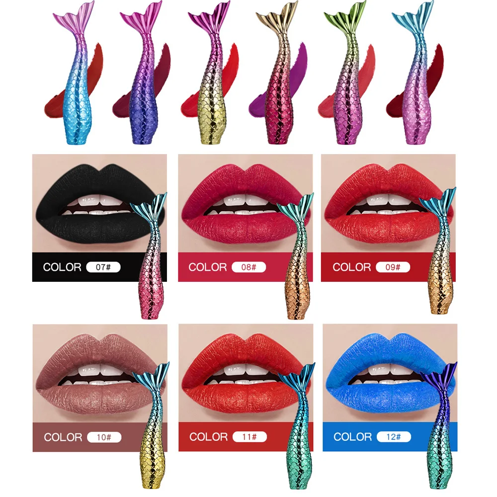 Sexy Nude Makeup Lipstick Lipgloss Waterproof Long Lasting Mermaid Lipstick Matte Lip Gloss Sexy Women Glitter Liquid Makeup
Sexy Nude Makeup Lipstick Lipgloss Waterproof Long Lasting Mermaid Lipstick Matte Lip Gloss Sexy Women Glitter Liquid Makeup