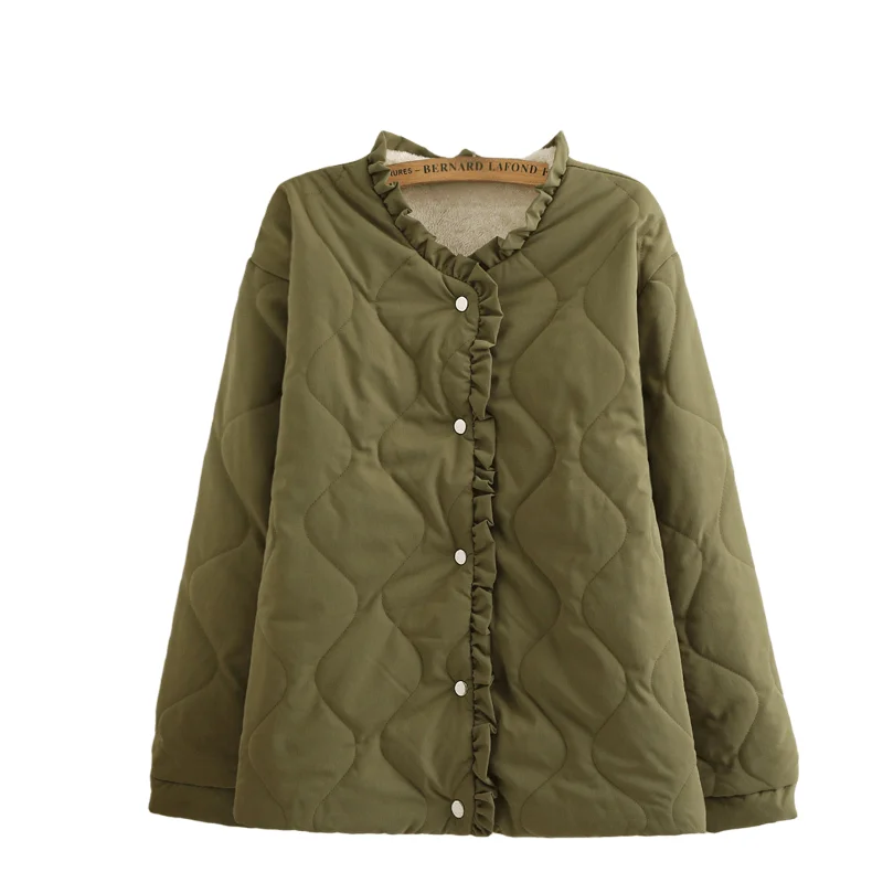 Women's Winter Jacket Coat New Solid Plus Velvet Warm Cotton Clothing Plus Size Winter Parka Female Cotton Padded Outerwear
Women's Winter Jacket Coat New Solid Plus Velvet Warm Cotton Clothing Plus Size Winter Parka Female Cotton Padded Outerwear
