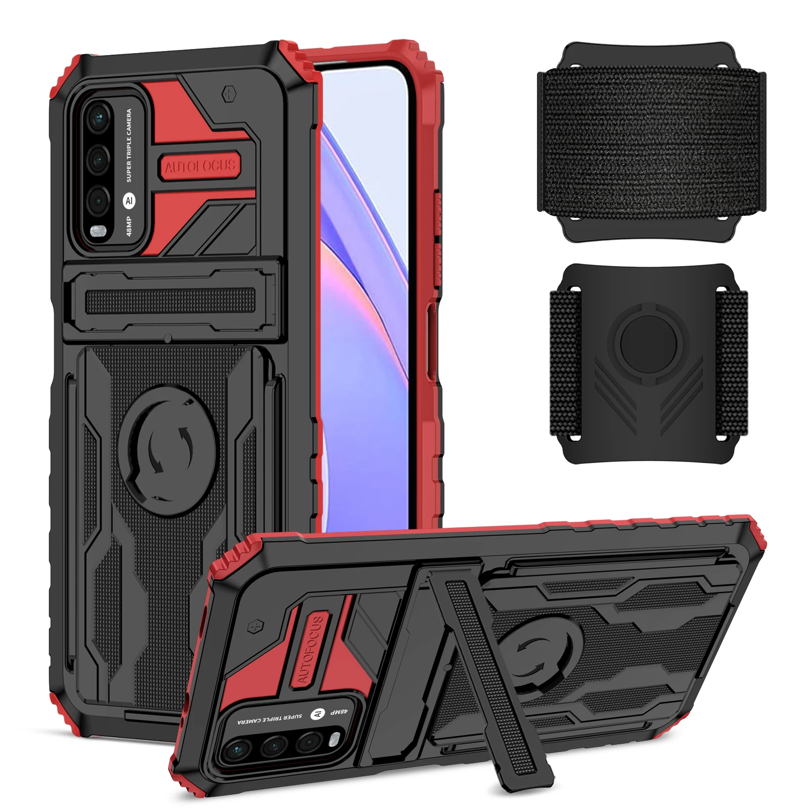 Shockproof Armor Phone Case For Xiaomi Mi Pocophone Poco 11 11T Lite M3 M4 Pro 5G Wristband Card Package Protect Bracket Cover
Shockproof Armor Phone Case For Xiaomi Mi Pocophone Poco 11 11T Lite M3 M4 Pro 5G Wristband Card Package Protect Bracket Cover