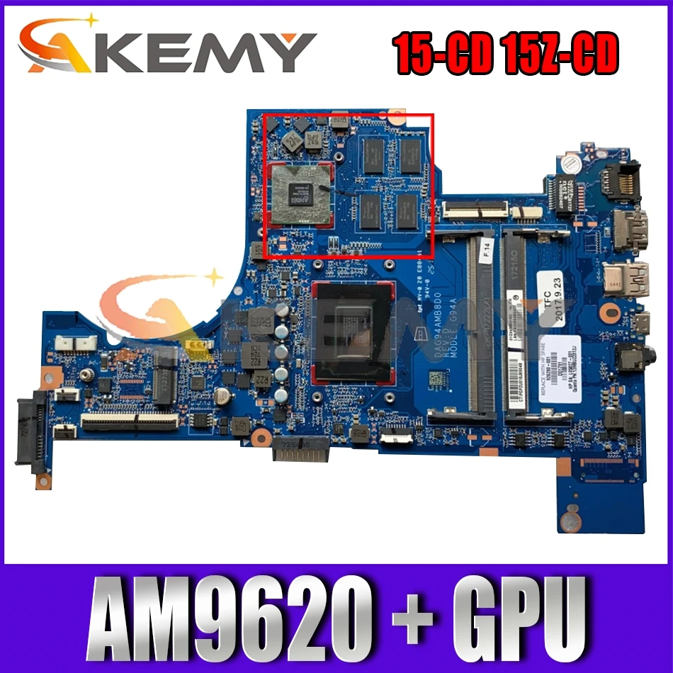 Akemy совершенно новая материнская плата для ноутбука HP Pavilion 15-CD 15Z-CD 926290-001 DAG94AMB8D0 AM9620 + тест графического процессора ок. Быстрая доставка
Akemy совершенно новая материнская плата для ноутбука HP Pavilion 15-CD 15Z-CD 926290-001 DAG94AMB8D0 AM9620 + тест графического процессора ок. Быстрая доставка