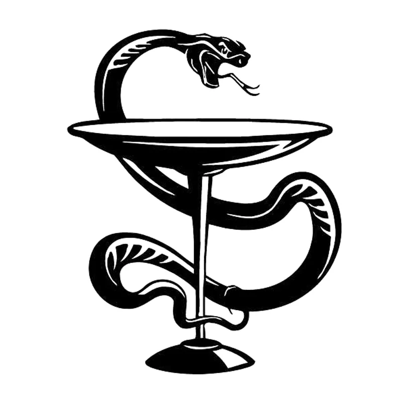 Medicine Symbol Snake Car Sticker Motorcycle Vinyl Decal Black/Silver No Fading Sunscreen Waterproof 14*17cm
Medicine Symbol Snake Car Sticker Motorcycle Vinyl Decal Black/Silver No Fading Sunscreen Waterproof 14*17cm