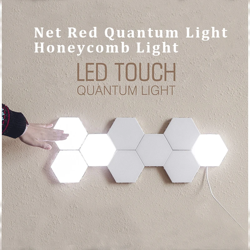 Quantum Lamp LED Night Light Honeycomb Hexagonal Lamps Modular Touch Sensitive Lighting Magnetic Creative Decoration Wall Lampar
Quantum Lamp LED Night Light Honeycomb Hexagonal Lamps Modular Touch Sensitive Lighting Magnetic Creative Decoration Wall Lampar