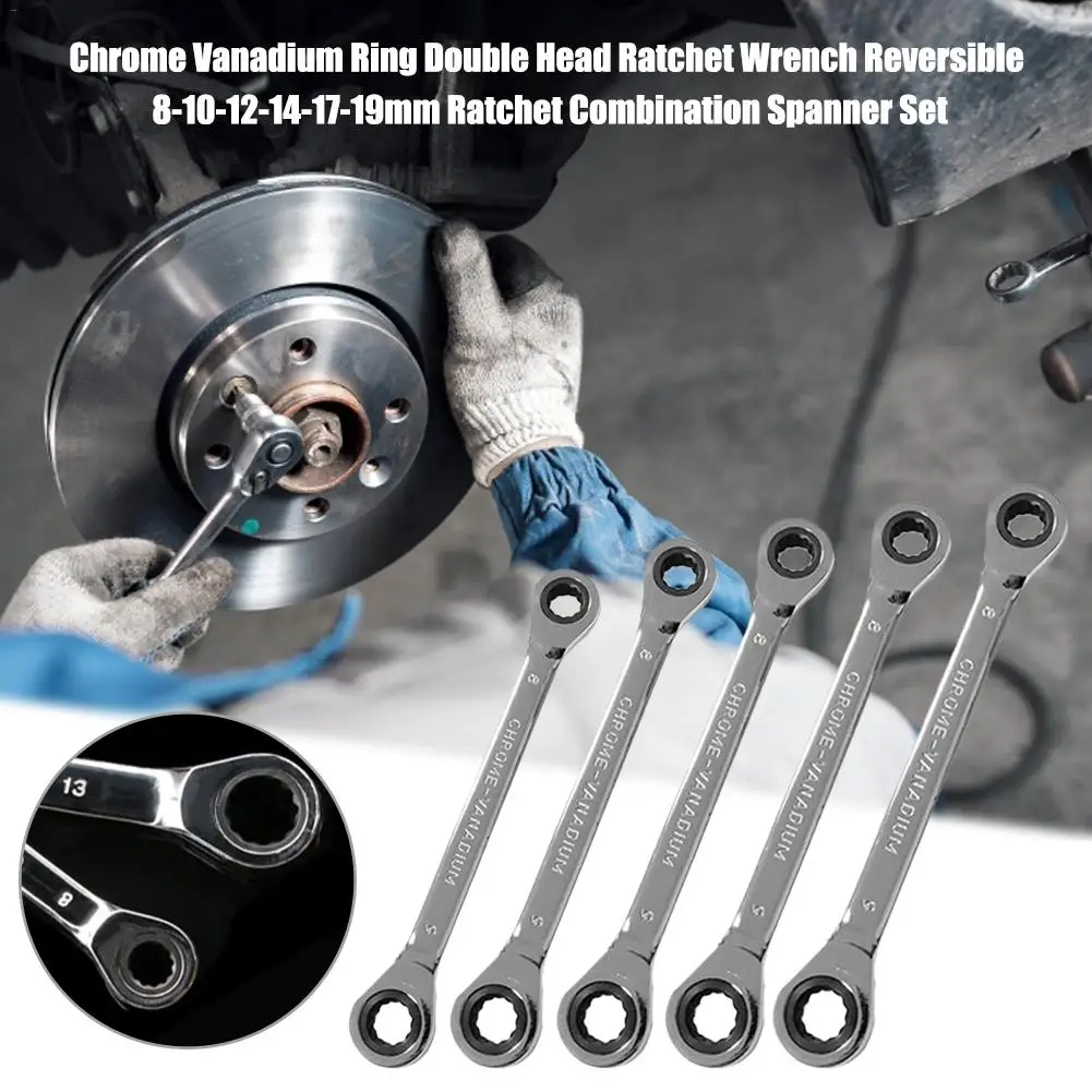 8 To 19mm Double-headed Reversible Ratchet 72 Tooth Wrench Car Tire Removal/installation Machine Repair Tool Anti-Rust Aotutools
8 To 19mm Double-headed Reversible Ratchet 72 Tooth Wrench Car Tire Removal/installation Machine Repair Tool Anti-Rust Aotutools