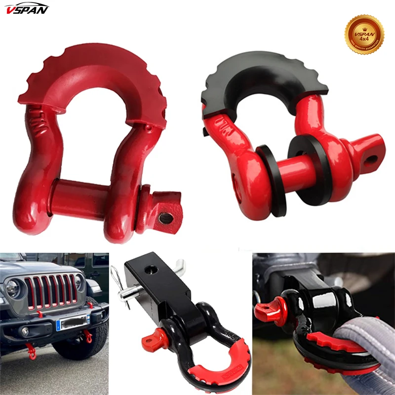 Vspan Anti-Rust 5/8 lnch D Ring Shackle with Isolators & Washers 19.5 Ton(42990 Lbs) Max Break Strength 4x4 Towing Recovery Hook
Vspan Anti-Rust 5/8 lnch D Ring Shackle with Isolators & Washers 19.5 Ton(42990 Lbs) Max Break Strength 4x4 Towing Recovery Hook
